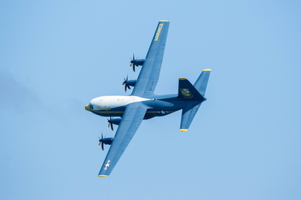 Blue Angels Fat Albert Banking Turn - Milwaukee Air Show 2025