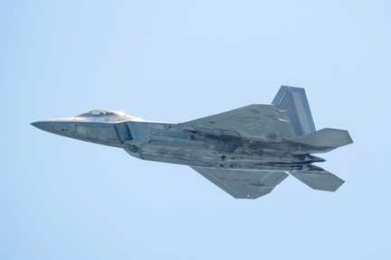 F-22 Raptor Stealth Fighter - Waterstone Bank Air Show Milwaukee 2025